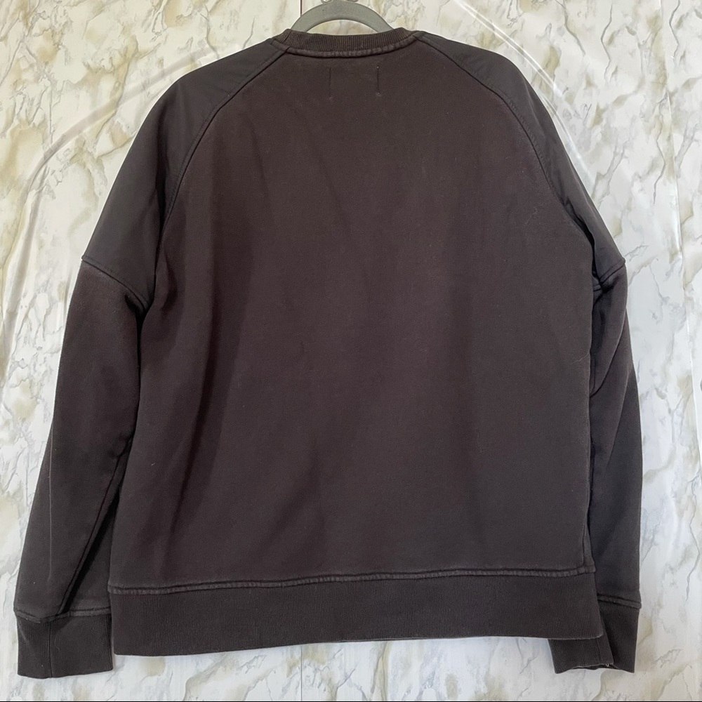 Champion large black pullover sweater front pocket sweatshirt men’s long sleeve - Picture 10 of 11